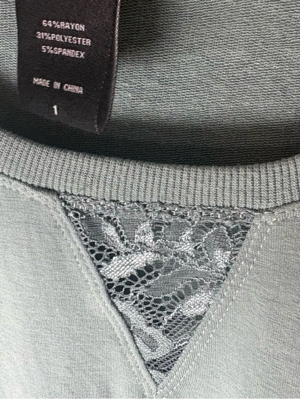 Her Universe | Studio Ghibli My Neighbor Totoro Long Sleeve Lace Shoulder Top 1X - Picture 7 of 12